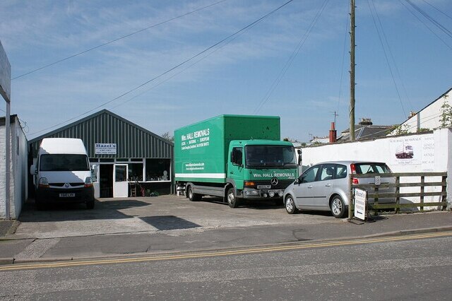 Parking d'une ressourcerie